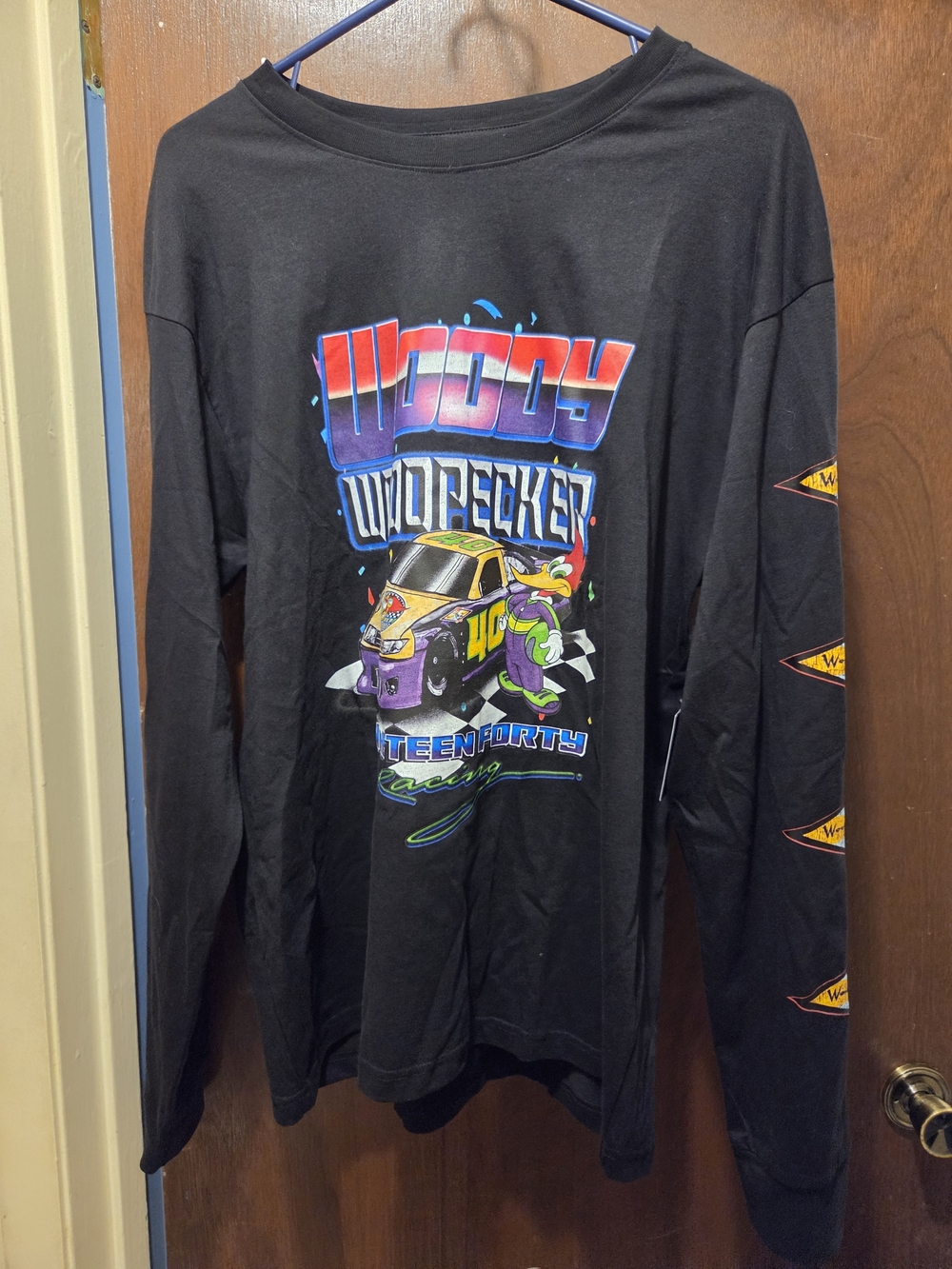 Universal Studios Woody Woodpecker Long Sleeve Shirt Adult L New